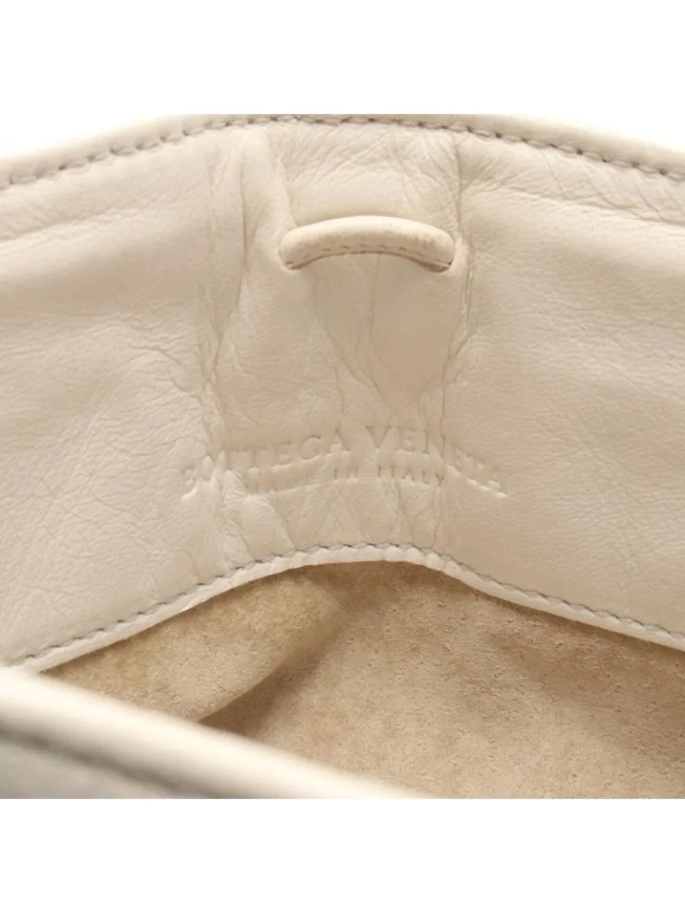 Bottega Veneta Shoulder Bag Intrecciato White Leather